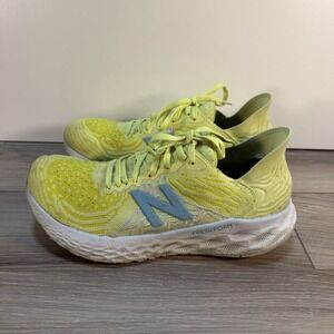 New Balance Fresh Foam 1080v10 Shoes Womens Sz 10 Yellow W1080S10 Sneakers